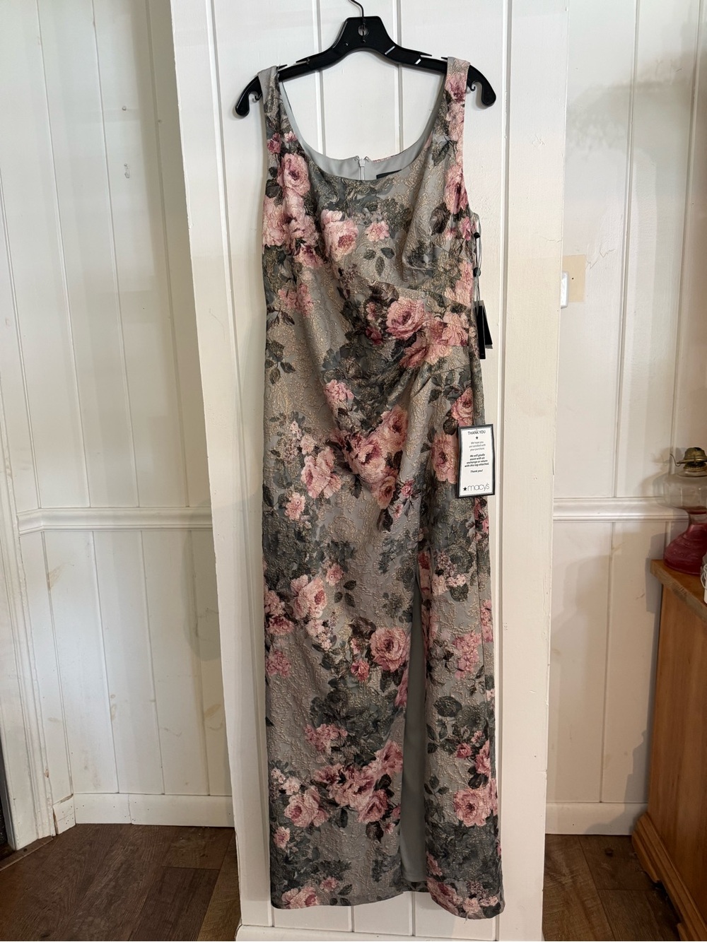 Adrianna Papell Matelasse Long Dress Size 12